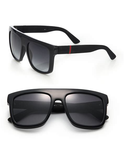 rectangular gucci glasses|Gucci Rectangular Sunglasses .